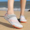 LLTMALL Women's Men's Water Sport Shoes Barefoot Aqua Shoes for Surfing Hiking Camping Grey Orange view 2
