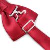 Medsuo Adjustable Bowtie, Men BowtiePre-Tied Bow Tie for Parties (Wine Red) view 2