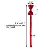 Medsuo Adjustable Bowtie, Men BowtiePre-Tied Bow Tie for Parties (Wine Red) view 3