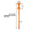 Medsuo Adjustable Bowtie, Men BowtiePre-Tied Bow Tie for Parties (Orange) view 3