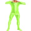 Freebily Men's One Piece Sports Yoga Full Bodysuits Workout Tights Hot Pants High Elastic Jumpsuits Fluorescent Green Medium view 1