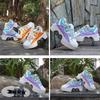 Multifunctional Roller Skates Shoes Deformation Automatic Walking Shoes Invisible Pulley Shoes Skates Male and Female Skating Shoes Outdoor Sports Kick Rollershoes Purple view 3
