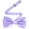 Medsuo Adjustable Bowtie, Men BowtiePre-Tied Bow Tie for Parties (Purple) view 1