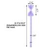 Medsuo Adjustable Bowtie, Men BowtiePre-Tied Bow Tie for Parties (Purple) view 3