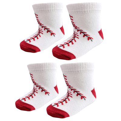Yuji Itadori Baby Boys 1st Birthday Baseball Socks 2-Pair Packs Newborn Boys Socks 1st Birthday OutfitRed,6-12 Months