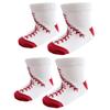 Yuji Itadori Baby Boys 1st Birthday Baseball Socks 2-Pair Packs Newborn Boys Socks 1st Birthday OutfitRed,6-12 Months view 1