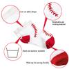Yuji Itadori Baby Boys 1st Birthday Baseball Socks 2-Pair Packs Newborn Boys Socks 1st Birthday OutfitRed,6-12 Months view 3