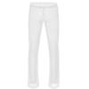 KKmeter Mens Mesh Sheer See Through Long Pants Loose Fishnet Pants Club Party Underwear (White, Large) view 2