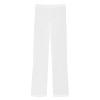 KKmeter Mens Mesh Sheer See Through Long Pants Loose Fishnet Pants Club Party Underwear (White, Large) view 4
