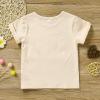 3rd Birthday Shirt Baby Girls Three Year Old Tops Third Birthday T-Shirt Clothes Outfit (3T, Beige) view 4