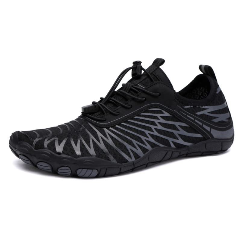 LLTMALL Men's Women's Water Shoes Quick-Dry Aqua Sport Sneakers for Hiking Boating Surfing Black