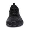 LLTMALL Men's Women's Water Shoes Quick-Dry Aqua Sport Sneakers for Hiking Boating Surfing Black view 3