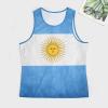 Argentina Flag Mens Tank Tops Summer Sleeveless T-Shirt Casual Funny Gym Workout Tank Top XL view 3