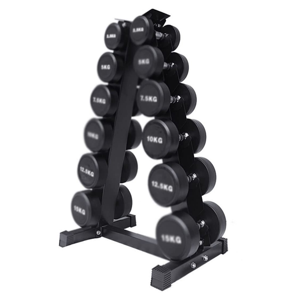 GRRICEPL Heavy Duty A-Frame Dumbbell Storage Rack, Weight Rack Dumbbell Rack Stand Only, for Dumbbells Compact