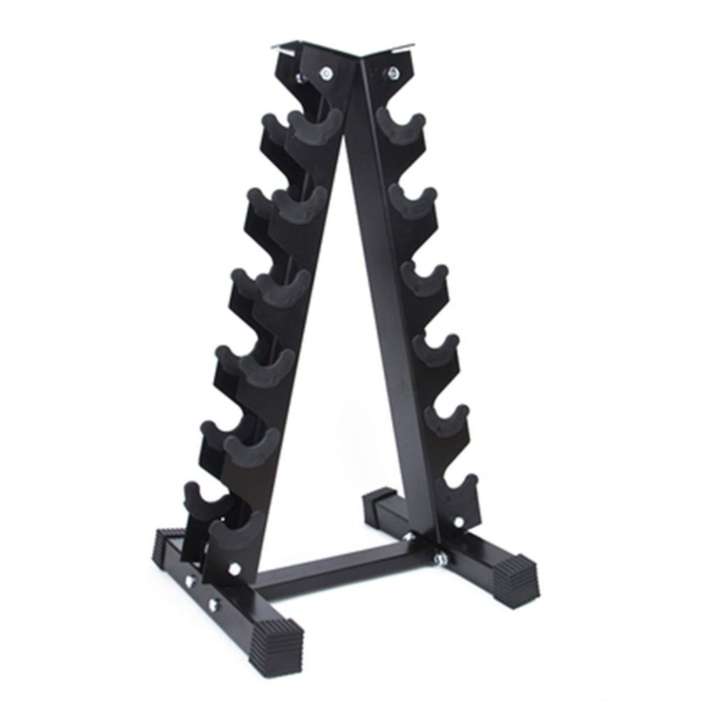 GRRICEPL Dumbbell Rack Weight Rack Solid Steel 6 Tier Vertical Dumbbell Rack Compact for Dumbbells Rack Stand Only, Weight Holder Tree Home Gym Storage Rack