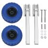 CHEINAUTO 300LBS Boat Launching Wheels Stainless Steel Transom Launching Wheel Dolly with 10" Wheel Set for Inflatable Boat & Aluminum Boat view 4