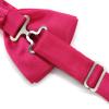 Medsuo Adjustable Bowtie, Men BowtiePre-Tied Bow Tie for Parties (Hot Pink) view 2