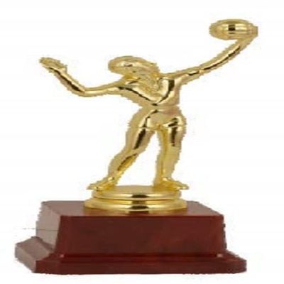 SOVEREIGN CREATIONS Metallic Gold Brass Trophy for Winner and Champions (Size: 7) - SF 210