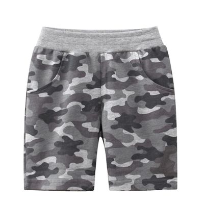 OVTRB Baby Dinosaur Pull-on Shorts Kids Boys Summer Camo Cotton Short Pants Casual Sports Knee Length Shorts