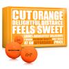 Cut Golf - Soft Feel Peak Distance Golf Balls - One Dozen Decreased Ball Spin - Improved Accuracy, Green Side Control, Distance, Ball Flight, Visibility - Matte - Orange Golf Balls view 1
