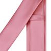 Branduce 2.4" Dusty Rose Tie Mens Skinny Tie for Wedding 6cm Solid Pure Color Thin Slim Woven Necktie (TA04-41) view 4