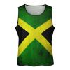 Jamaican Flag Mens Tank Tops Summer Sleeveless T-Shirt Casual Funny Gym Workout Tank Top 2XL view 4