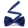 Medsuo Adjustable Bowtie, Men BowtiePre-Tied Bow Tie for Parties (Navy Blue) view 1