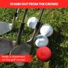 Cut Golf - Soft Feel Peak Distance Golf Balls - One Dozen Decreased Ball Spin - Improved Accuracy, Green Side Control, Distance, Ball Flight, Visibility - Matte - Fuego Red Golf Balls view 4
