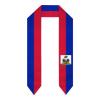 DABOYOZHZH Haiti Haitian Flag Graduation Shawl Sash Stole Wraps Scraf For International Study Pride Women Men view 1