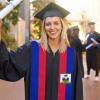 DABOYOZHZH Haiti Haitian Flag Graduation Shawl Sash Stole Wraps Scraf For International Study Pride Women Men view 3