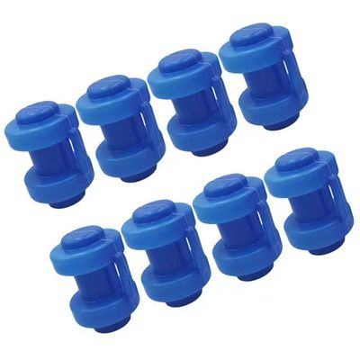BESPORTBLE 8pcs Trampoline Pole Caps Wear-Resistant Plastic End Covers for Trampoline Repair Easy Installation for Boys and Girls Parts