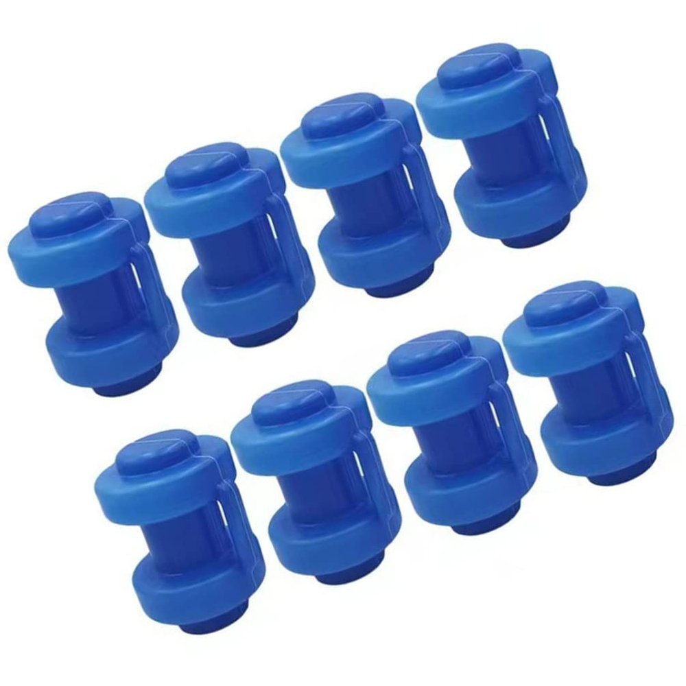 BESPORTBLE 8pcs Trampoline Pole Caps Wear-Resistant Plastic End Covers for Trampoline Repair Easy Installation for Boys and Girls Parts