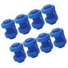 BESPORTBLE 8pcs Trampoline Pole Caps Wear-Resistant Plastic End Covers for Trampoline Repair Easy Installation for Boys and Girls Parts view 1