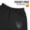 LOGOVISION Texas A&M University-San Antonio Primary Logo Mens Jogger Sweatpants, Black, Medium view 3