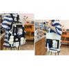 AIDISEN Kawaii Backpack 5pcs Set 17in Aesthetic sports bag with Cute Backpack, Shoulder Bag, Pencil Box, Tote Bag, Small Bag (Black backpack) view 4