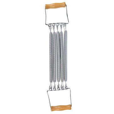 Fitness Chest Expander, Wooden Handle Removable Spring Chest Expander Developer Household Exercise Muscle Fitness Equipment for Men Fitness Back Muscles Training Body Building