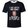 3D Tiger Tshirt Cat Tshirt Face Animal Print T-Shirt Short Sleeve Round Neck Casual Tee for Women Men view 1