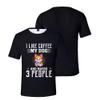 3D Tiger Tshirt Cat Tshirt Face Animal Print T-Shirt Short Sleeve Round Neck Casual Tee for Women Men view 3