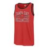 47 Men's Red Tampa Bay Buccaneers Winger Franklin Tank Top view 2