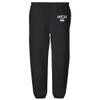 LOGOVISION Houston Christian University Primary Logo Mens Jogger Sweatpants, Black, Large view 2