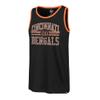 47 Men's Black Cincinnati Bengals Winger Franklin Tank Top view 2