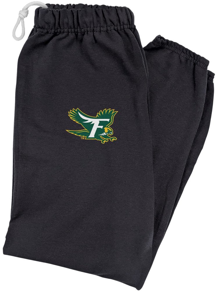 LOGOVISION Fitchburg State University Primary Logo Mens Jogger Sweatpants, Black, X-Large