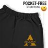LOGOVISION Alcorn State University School Logo Mens Jogger Sweatpants, Black, Large view 3