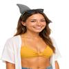 Nicky Bigs Novelties Hammerhead Great White Shark Fin Headband Funny Costume Hat for Adults, Ocean Funny Party Accessory Crazy Dress-Up Fish Outfit Halloween Cosplay Animal Theme Marine Look view 2