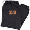 LOGOVISION Mercer University Primary Logo Mens Jogger Sweatpants, Black, Large view 1