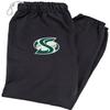 LOGOVISION Sacramento State University School Logo Mens Jogger Sweatpants, Black, Medium view 1