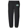 LOGOVISION Sacramento State University School Logo Mens Jogger Sweatpants, Black, Medium view 2