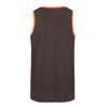 47 Men's Brown Cleveland Browns Winger Franklin Tank Top view 3