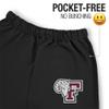 LOGOVISION Fordham University Primary Logo Mens Jogger Sweatpants, Black, Medium view 3