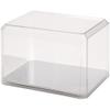 Pioneer Plastics 865CD-UV Clear Plastic Mini Helmet Display Case (Mirrored, UV Resistant), 8" W x 6" D x 5" H view 1